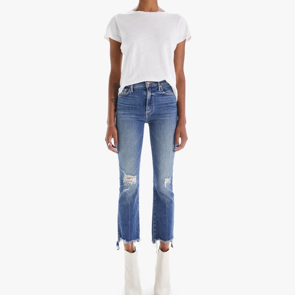 NWOT Mother Jeans-The Insider Crop Step Chew-Size 26